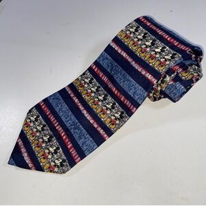 The Disney Store Mickey Mouse 100%‎ Silk Tie Made in Italy